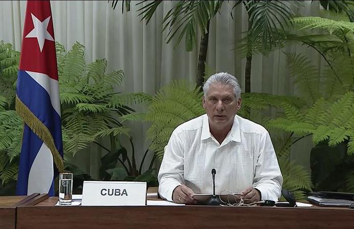 cuba, asamblea general de las naciones unidas, miguel diaz-canel, presidente de la republica de cuba