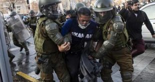 chile, protestas, manifestaciones, caravineros