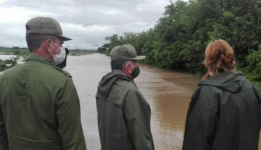 sancti spiritus, lluvias en sancti spiritus, desastres naturales, defensa civil, consejo de defensa, ciclones