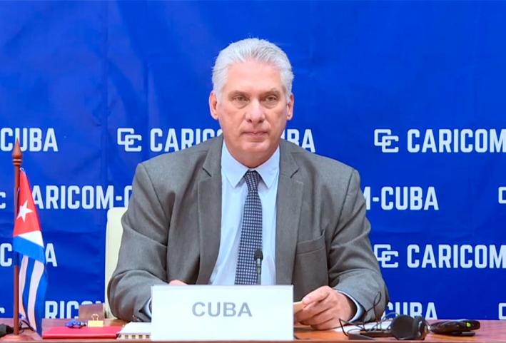 cuba, caricom, miguel diaz-canel, presidente de la republica de cuba