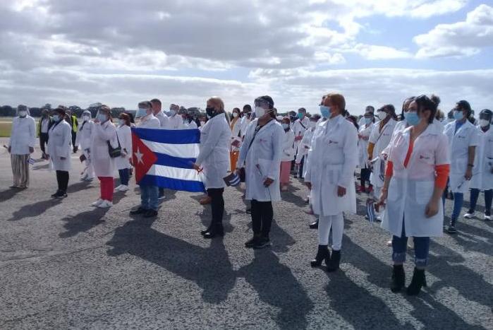 cuba, qatar, medicos cubanos, contingente henry reeve