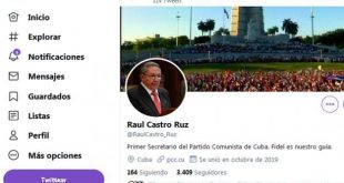 cuba, raul castro, twitter, redes sociales