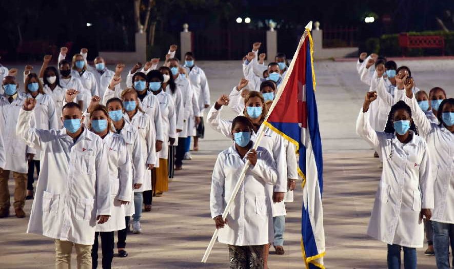 cuba, contingente henry reeve, medicos cubanos, catar, qatar, covid-19, pandemia mundial