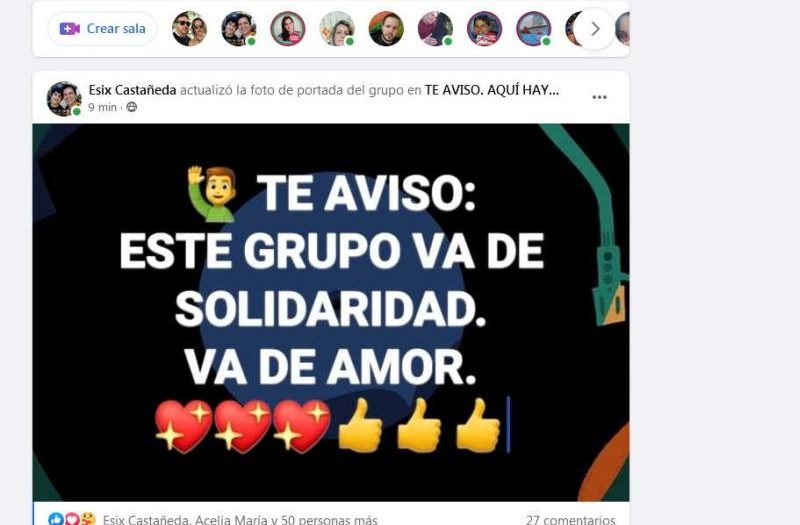 sancti spiritus, facebook, solidaridad, redes sociales