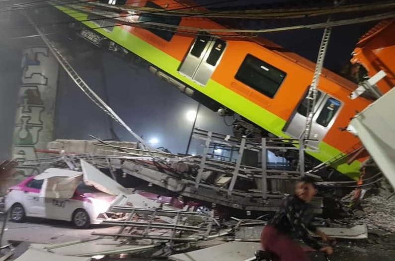 mexico, accidente, accidente ferroviario, metro