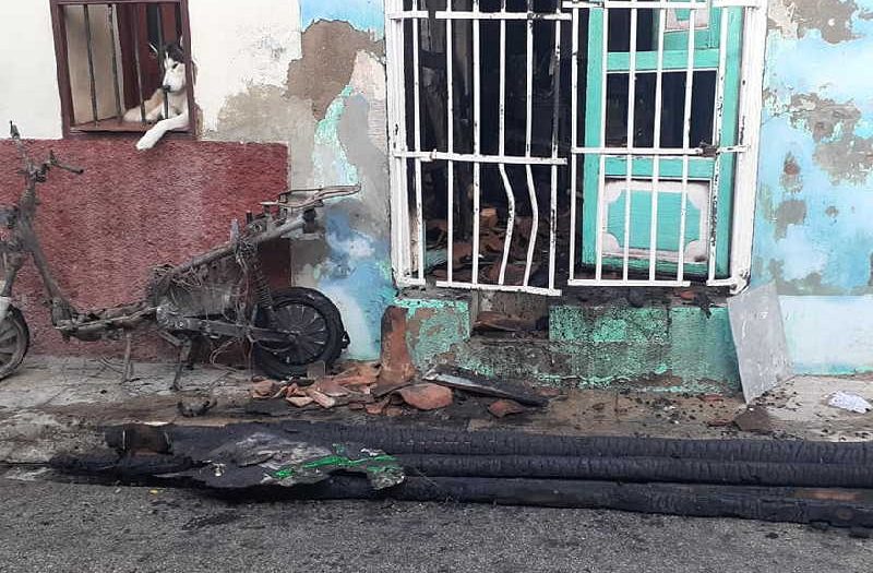 sancti spiritus, salud publica, motorinas, moto electrica, incendio, explosion