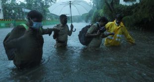 india, ciclon, intensas lluvias, desastres naturales, covid-19
