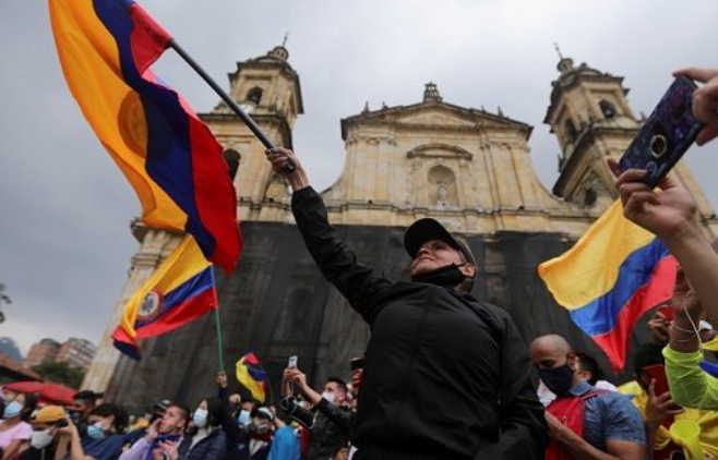 colombia, manifestacion, protestas, violencia, ivan duque