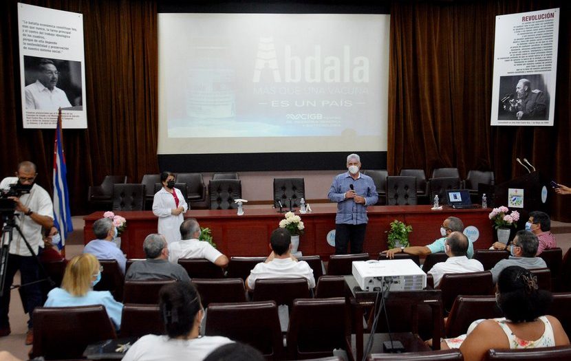 cuba, vacuna contra la covid-19, abdala, soberana 02, miguel diaz-canel, cigb