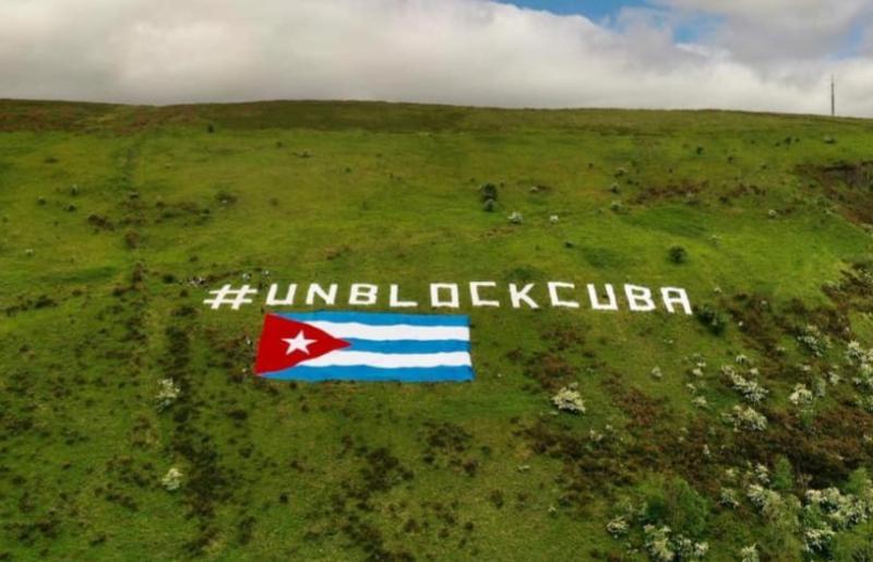 cuba, irlanda, solidaridad con cuba, bandera cubana, bloqueo de eeuu a cuba
