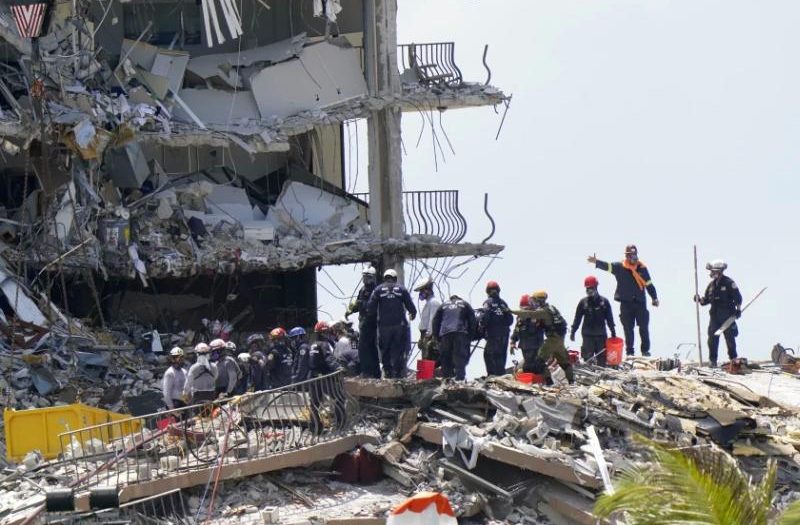 estados unidos, miami, edificio, derrumbe, muertes, bomberos