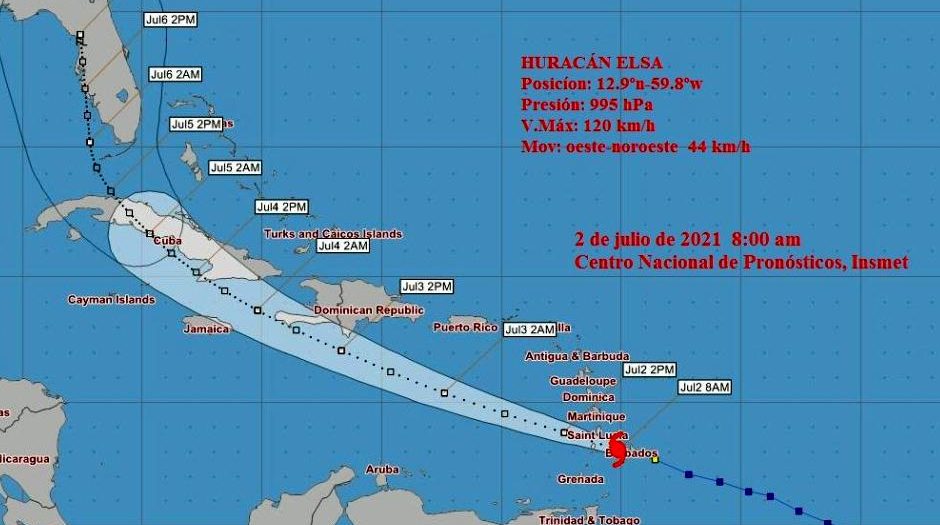 sancti spiritus, meteorologia, tormenta tropical elsa, ciclon, insmet