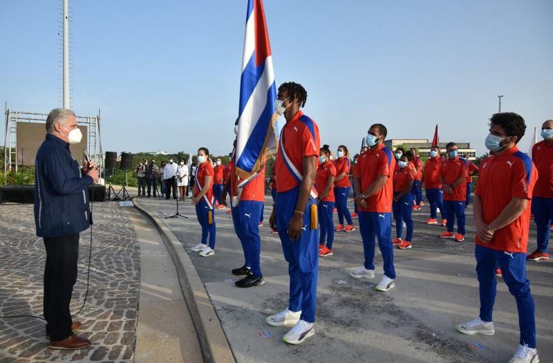 cuba, juegos olimpicos tokio 2021, olimpiadas, atletas cubanos, miguel diaz-canel