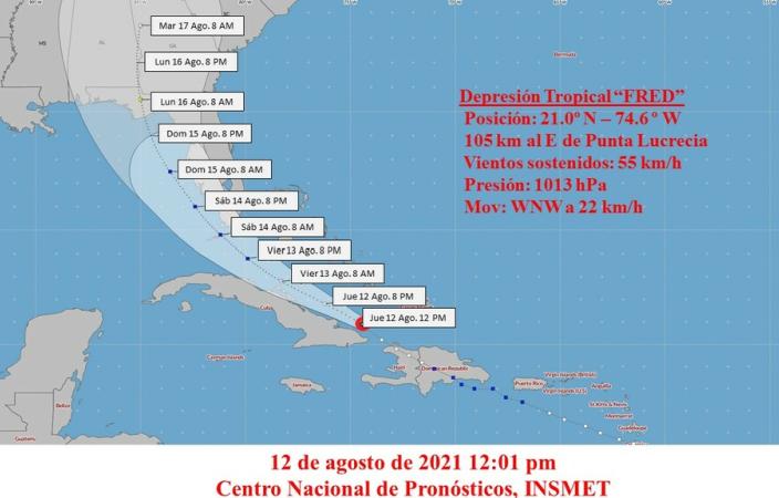 cuba, insmet, meteorologia, lluvias, tormenta tropical, fred