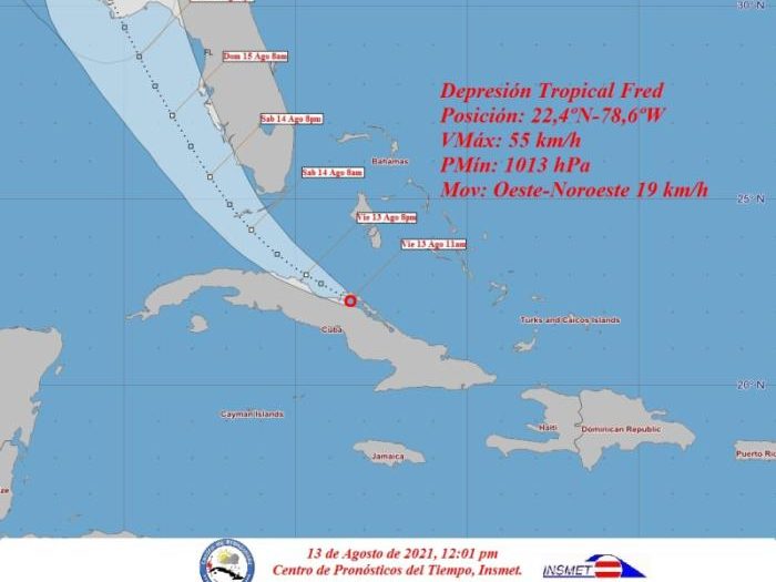 cuba, insmet, meteorologia, lluvias, tormenta tropical, fred