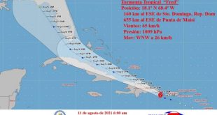 cuba, insmet, meteorologia, lluvias, tormenta tropical, fred