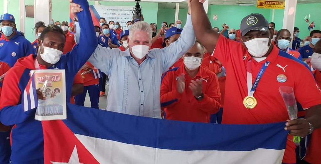 cuba, olimpiadas, juegos olimpicos tokio 2020, miguel diaz-canel, boxeo, canotaje, lucha grecorromana