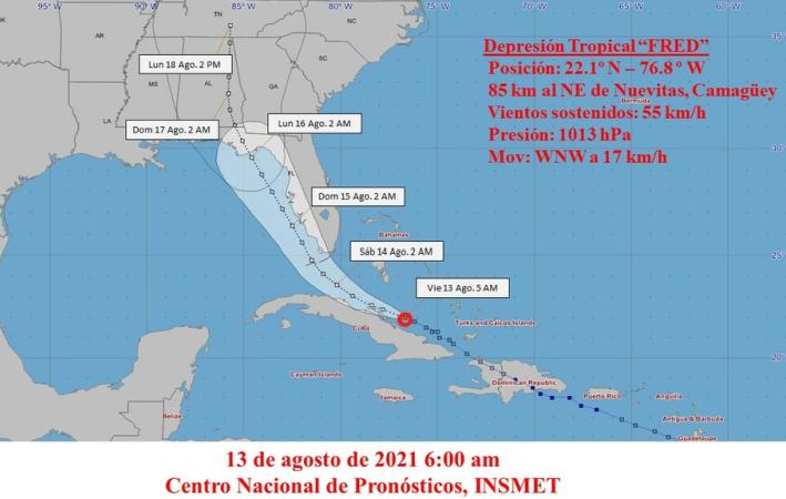 cuba, insmet, meteorologia, lluvias, tormenta tropical, fred