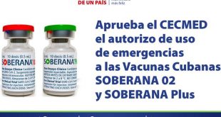 cuba, vacuna contra la covid-19, coronavirus, soberana plus, soberana 02, instituto finlay de vacunas