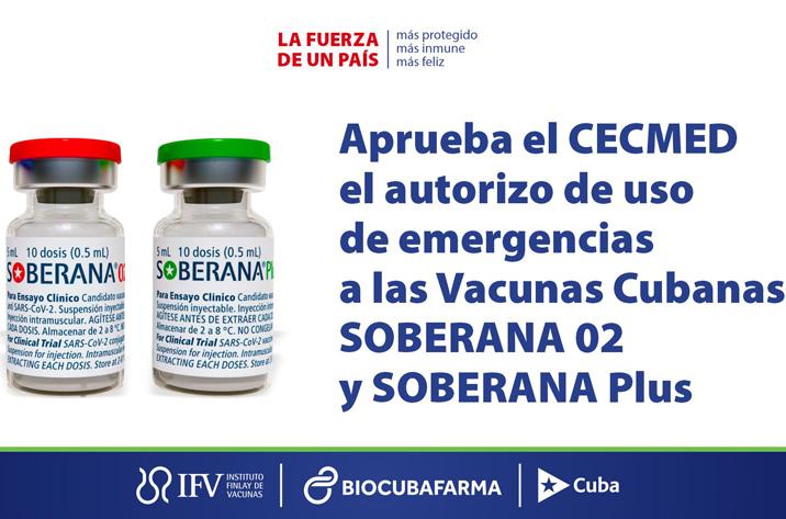 cuba, vacuna contra la covid-19, coronavirus, soberana plus, soberana 02, instituto finlay de vacunas