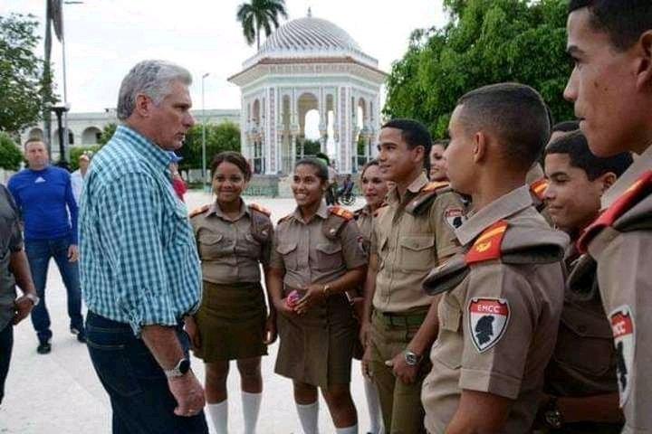 cuba, escuelas militares camilo cienfuegos, miguel diaz-canel, camilitos, raul castro, far