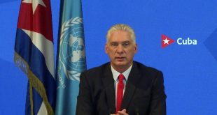 cuba, bloqueo de eeuu a cuba, miguel diaz-canel, asamblea general de la onu, covid-19, coronavirus