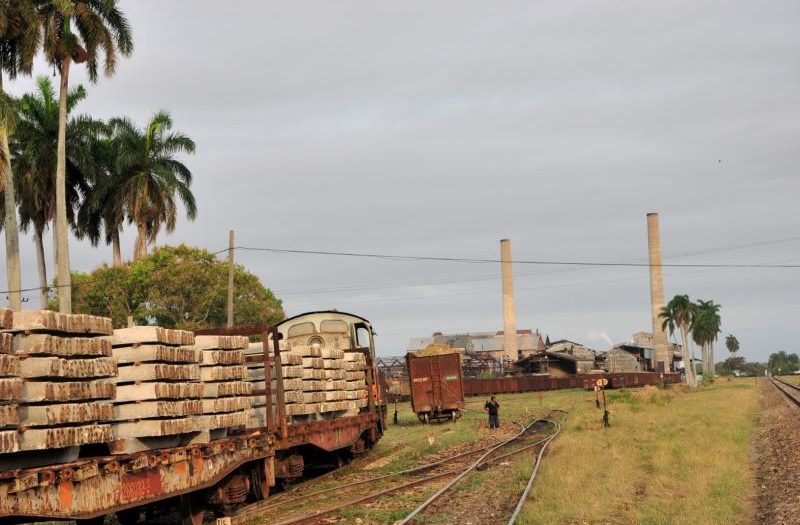 sancti spiritus, zafra zucarera, ferrocarriles, via ferrea, central uruguay, central melanio hernandez