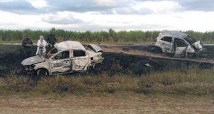 las tunas, accidente de transito, carretera central, muertos