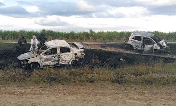 las tunas, accidente de transito, carretera central, muertos