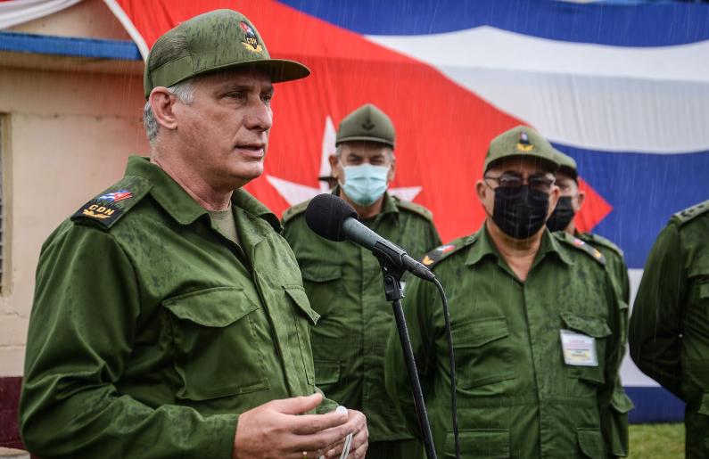 cuba, dia nacional de la defensa, far, miguel diaz-canel