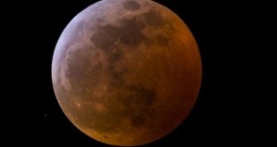 nasa, eclipse parcial de luna