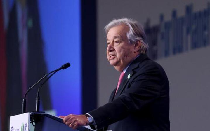 cambio climatico, antonio guterres, secretario general de la onu,