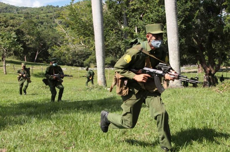 sancti spiritus, cuba, defensa nacional, far, dia nacional de defensa, ejercicio moncada