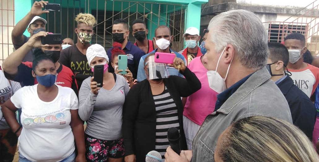 pinar del rio, comunidades, barrios, visita gubernamental, desarrollo local, miguel diaz-canel