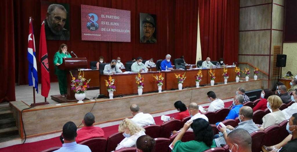 sancti spiritus, pcc, VIII congreso del pcc, asamblea provincial del pcc, deivy perez martin, miguel diaz-canel