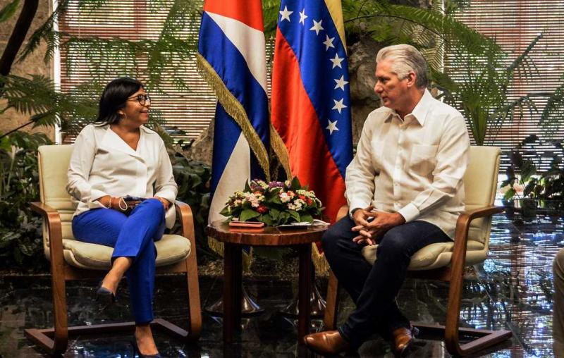 cuba, venezuela, miguel diaz-canel, delcy rodriguez