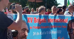 cuba, primero de mayo, solidaridad con cuba, brigadas de solidaridad con cuba
