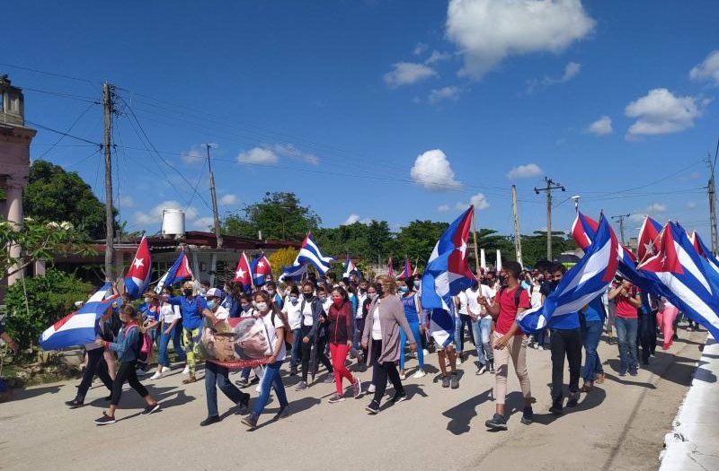 sancti spiritus, primero de mayo, primero de mayo en sancti spiritus, ctc, central de trabajadores de cuba, iguara, yaguajay