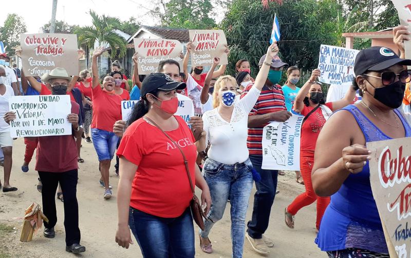 sancti spiritus, primero de mayo, primero de mayo en sancti spiritus, ctc, central de trabajadores de cuba