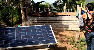 sancti spiritus, panales solares, paneles fotovoltaicos, electricidad, fomento, abasto de agua