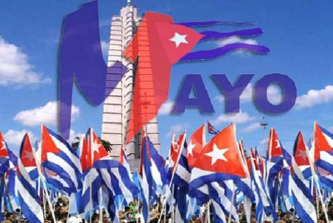 cuba, primero de mayo, dia internacional de los trabajadores, ctc, miguel diaz-canel