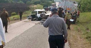 sancti spiritus, accidente de transito, muertes, lesionados, carretera central