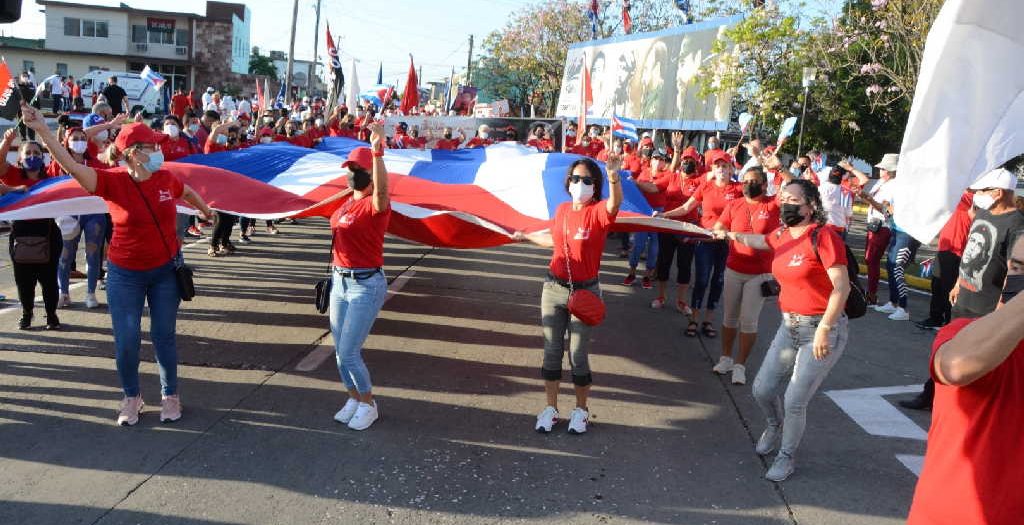 sancti spiritus, primero de mayo en sancti spiritus, primero de mayo, central de trabajadores de cuba