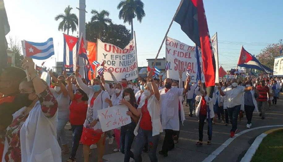 sancti spiritus, primero de mayo en sancti spiritus, primero de mayo, central de trabajadores de cuba