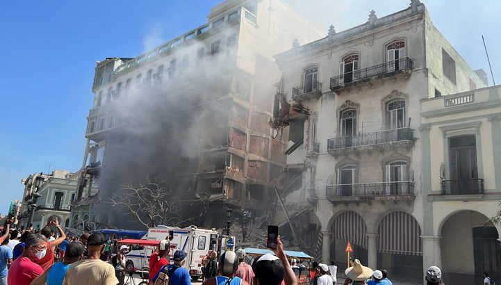 la habana, explosion, hotel,