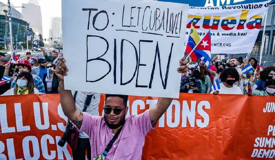 cuba, solidaridad con cuba, cumbre de los pueblos, cumbre de las americas, miguel diaz-canel, bloqueo de eeuu a cuba