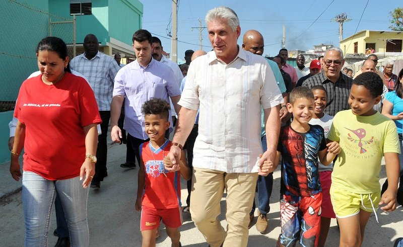 cuba, dia internacional de la infancia, miguel diaz-canel