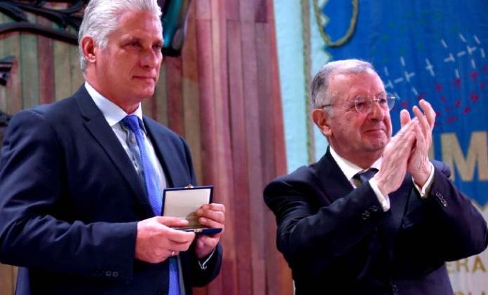 cuba, italia, solidaridad, miguel diaz-canel