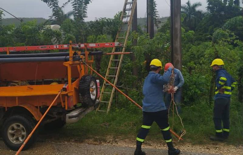 sancti spiritus, empresa electrica, electricidad, lluvias intensas, lluvias en sancti spiritus