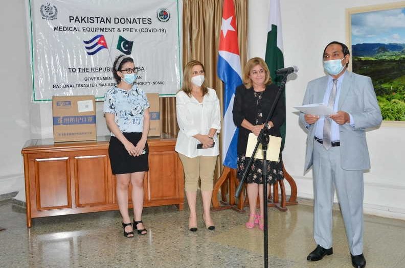 cuba, pakistan, donaciones, covid-19, solidaridad con cuba